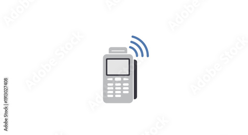 Wireless Credit Card Payment Terminal Machine.