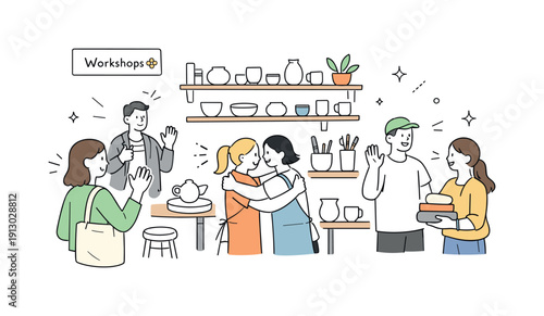 Spring holiday ceramic workshops