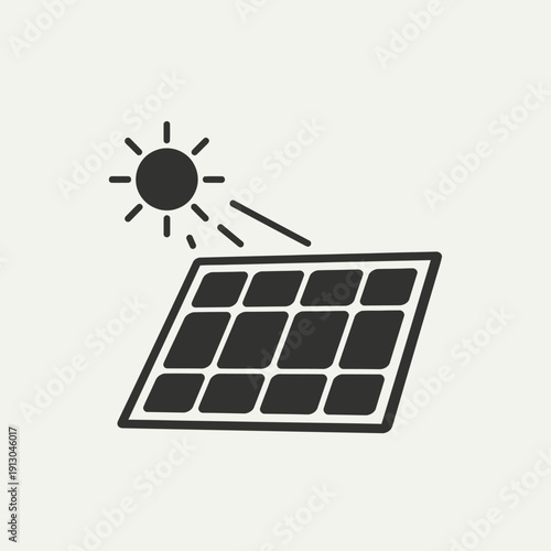 Solar panel renewable energy technology.