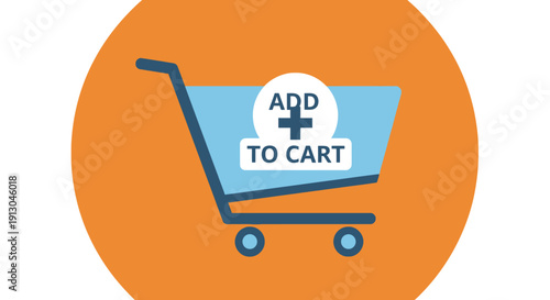 Shopping cart with add to cart.