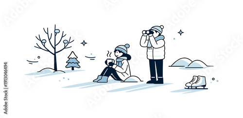 Winter light shadows. Soft winter sunlight casts long gentle shadows across a clean surface, creating a calm seasonal atmosphere. The scene