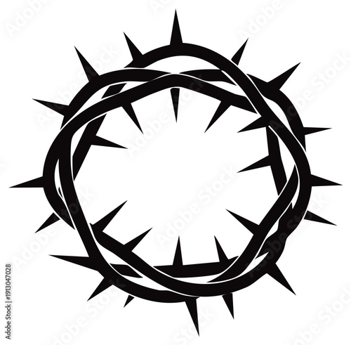 Crown of Thorns Christian religious symbol of suffering and sacrifice