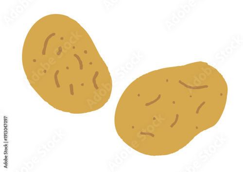 じゃがいものイラスト素材