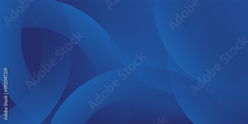 Abstract Blue Dynamic Curve Gradient Background. Modern Minimalist Vector Backdrop with Overlapping Circular Arcs for Business Presentation, Tech Branding, and Professional Web Header Design. Clean.