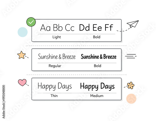 Custom Font Showcase. Custom fonts