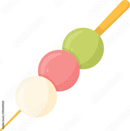 Japanese Food and Sushi Illustration Set Asian Cuisine Elements