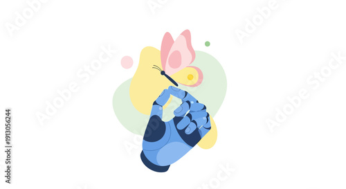 Blue Golf Bag with Clubs and Accessories.