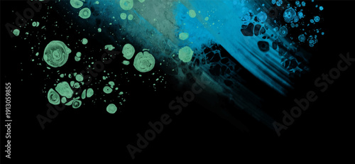 Abstract  watercolor texture vector banner, ideal for web headers, branding, presentations, and modern graphic backgrounds.