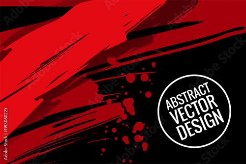Abstract ink brush strokes in vector background, expressive minimal art for design, posters, branding, and modern layouts.