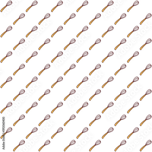 tree mixed seamless pattern