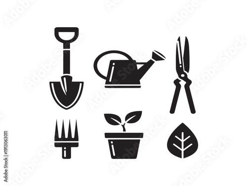 Gorgeous forest silhouette set with complete tree variety for any project