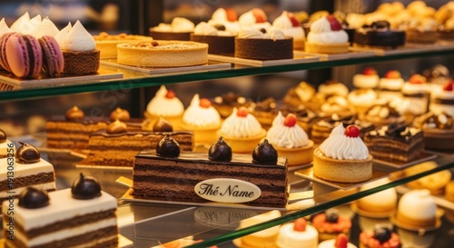 Wallpaper Mural A display of various pastries and desserts in a bakery. Torontodigital.ca