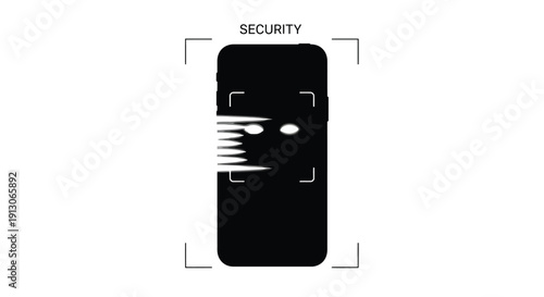 Smartphone facial recognition technology scanning for secure access authentication purposes against fraud