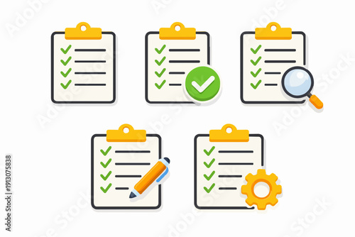 Simple List and Check Icons