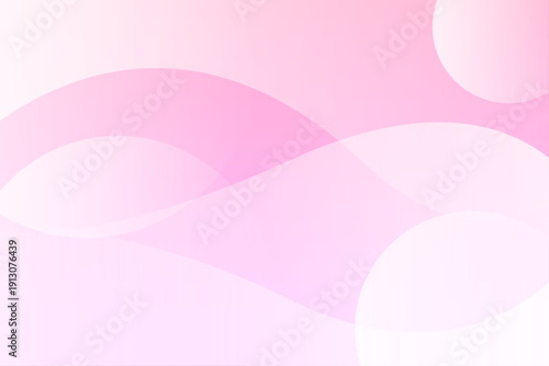ピンクのグラデーションと曲線が重なる抽象的な背景デザイン素材

