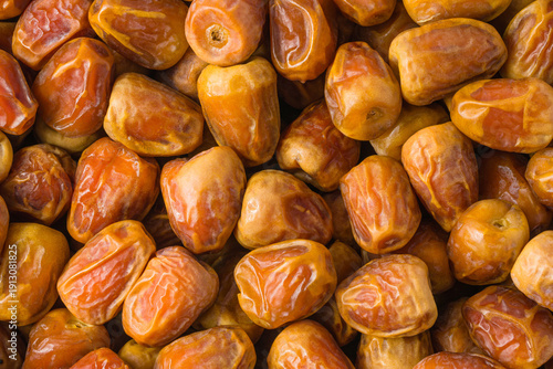 Close-Up of Fresh Saudi Dates, Sukari Variety