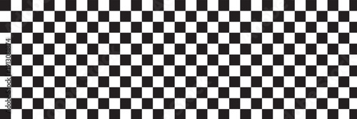 Classic Black and White Checkerboard Grid. Checkerboard pattern design illustration