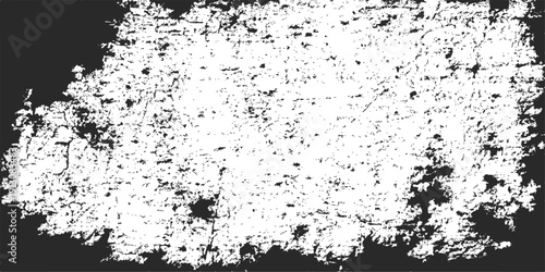 Abstract black and white grunge textured background