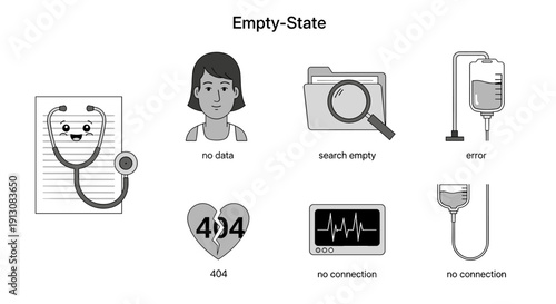 A minimalist illustration evokes healthcare professionalism, ideal for medical websites or health-related content.