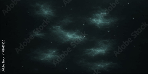 Abstract space background with stars and galaxy lights