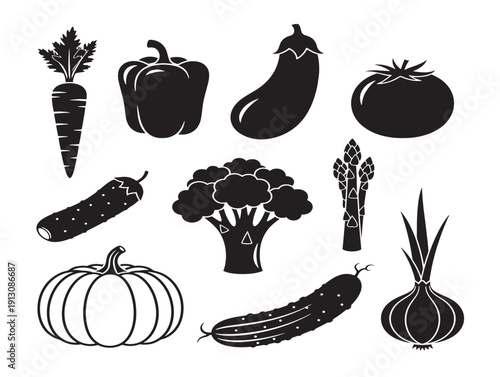 Bountiful farm vegetables collection for stunning agricultural themes