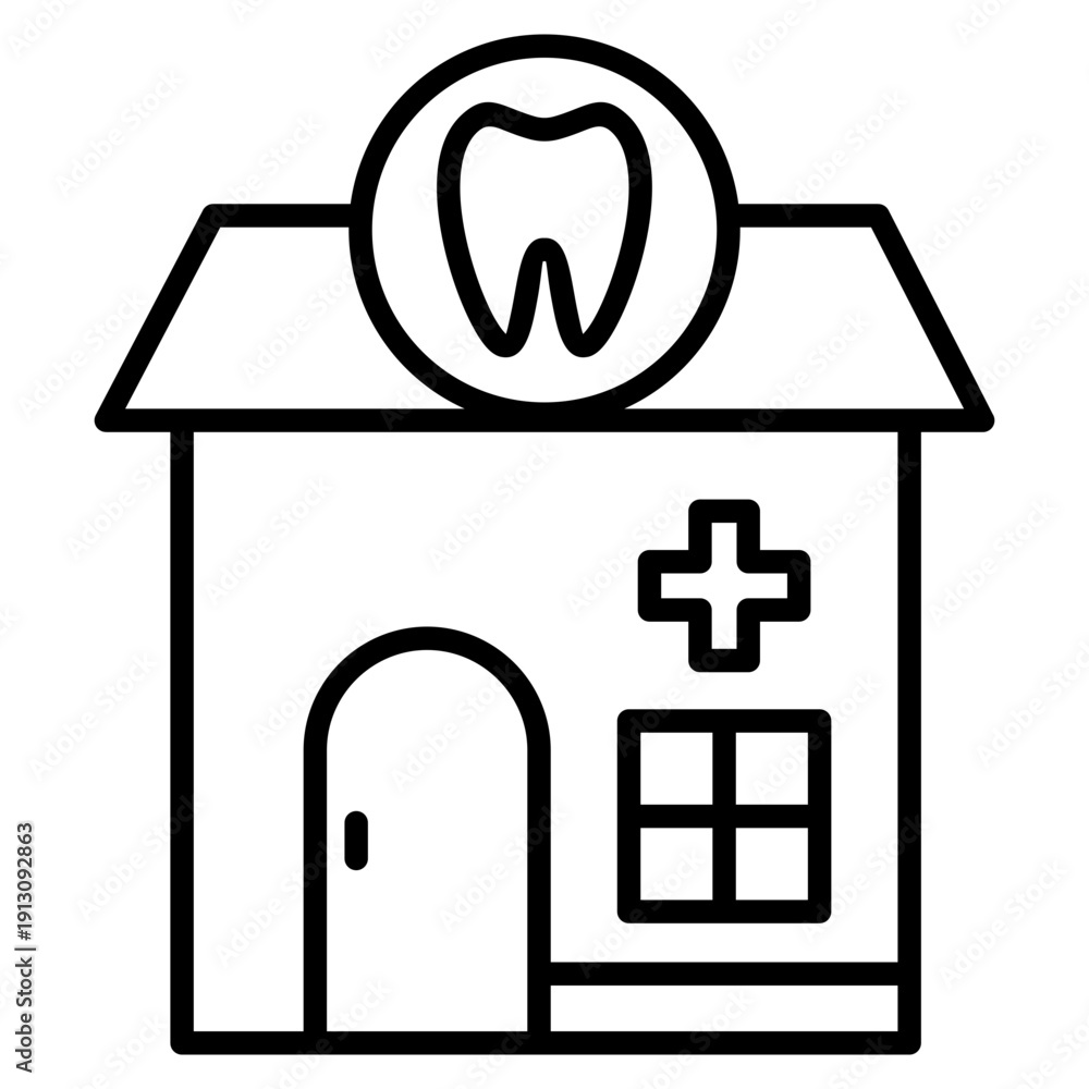 Obraz premium Dental Clinic Icon