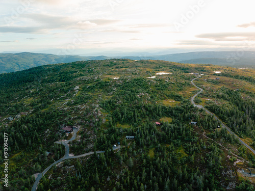 Cabins at Blefjell, Norway