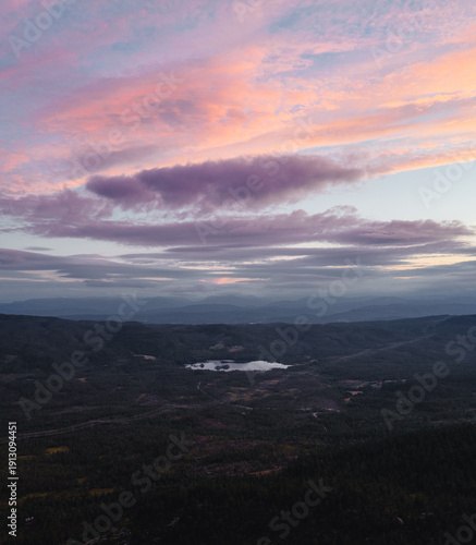 Sunset at Blefjell, Norway