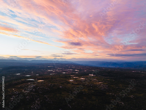 Sunset at Blefjell, Norway