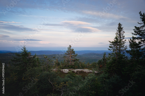 Sunset at Blefjell, Norway