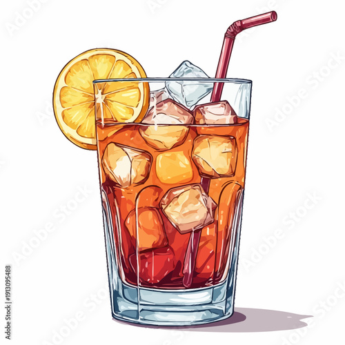 very cool design soda drink .with ice