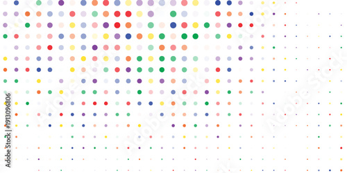 Colorfull combination randomus on white background. Simple theme of wallpaper. Vector illustration