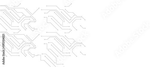 Abstract AI circuit board background. Tech pattern with chipset, semiconductors, circuit board backgroundcircuit board background
