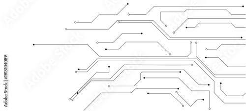 Abstract AI circuit board background. Tech pattern with chipset, semiconductors, circuit board background circuit board background