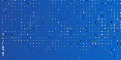 Blue tech finance fintech randomus background. Abstract pixelate pattern. Digital tech finance. Vector illustration