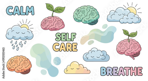 Brainy Self Care Elements Float Serenely