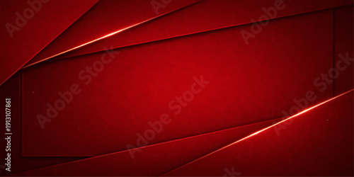 Red abstract background with triangles and paper texture design for business card or mail message illustration
