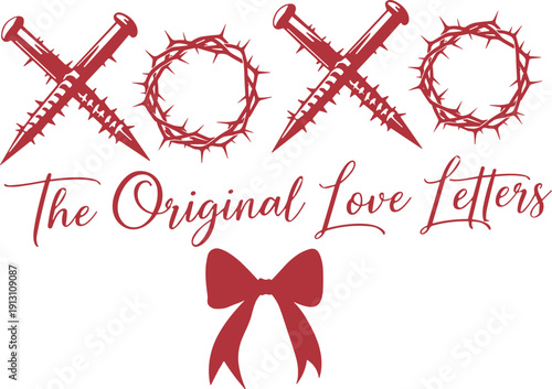 XOXO The Original Love Letters Svg
