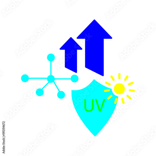 UV protection, ultraviolet, shield, sun protection, material protection, coating, sunscreen, resistance, durability, safety, molecular structure, chemical protection, innovation, performance improveme