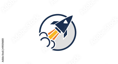 A high-quality stock photo of a professional business team collaborating on a creative project in a bright modern office space