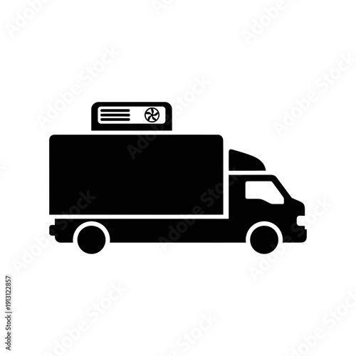 Refrigerated Truck Icon.