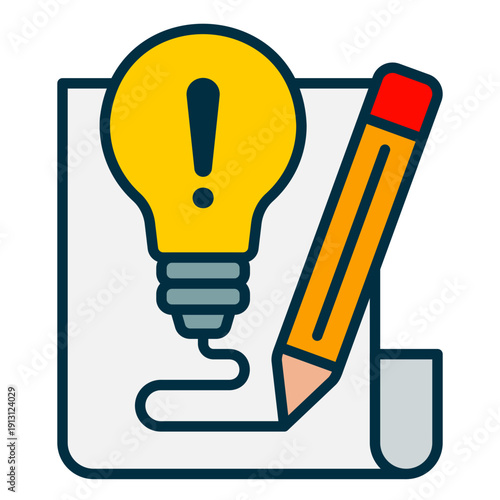 Inspiration icons to pour ideas into working drawings