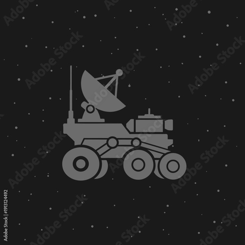 Space Rover Exploring the Cosmos.