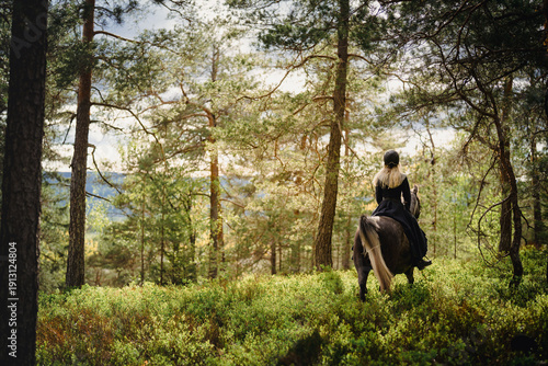 Girl on an arabian horse