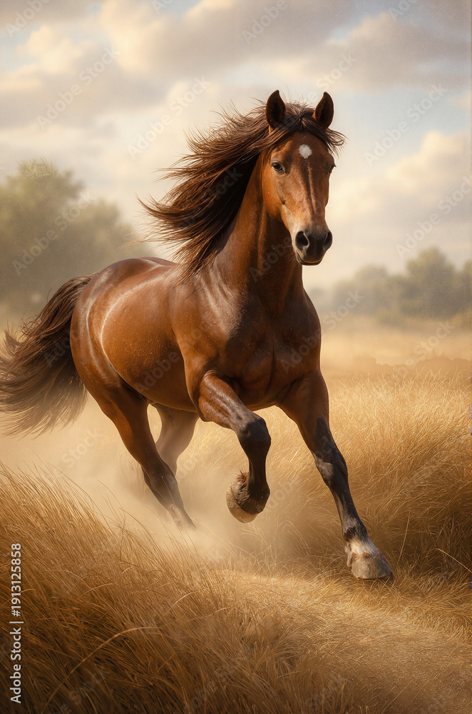 Fototapeta premium Galloping Beauty