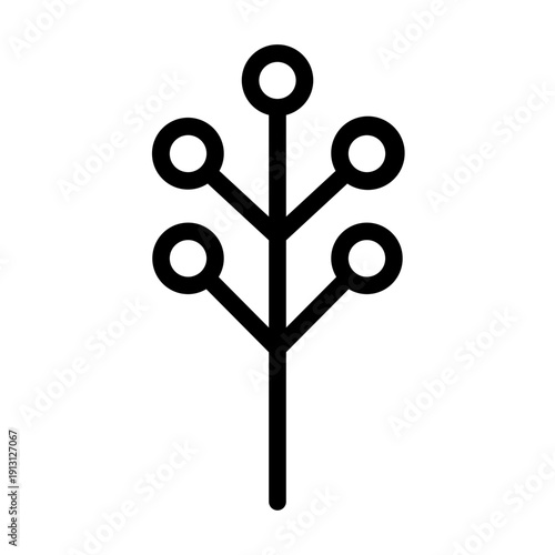 Spring Plant line icon