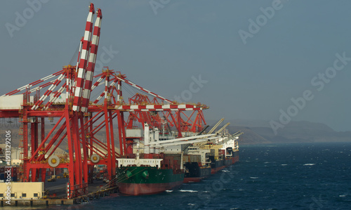 Fotografie Container ships at berth