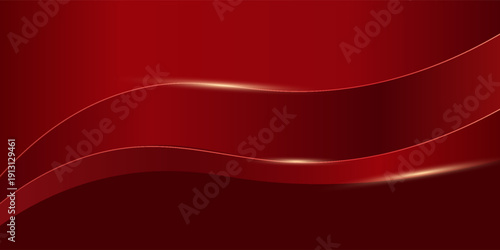 Abstract background design modern red and gold geometric elements vector illustration eps10