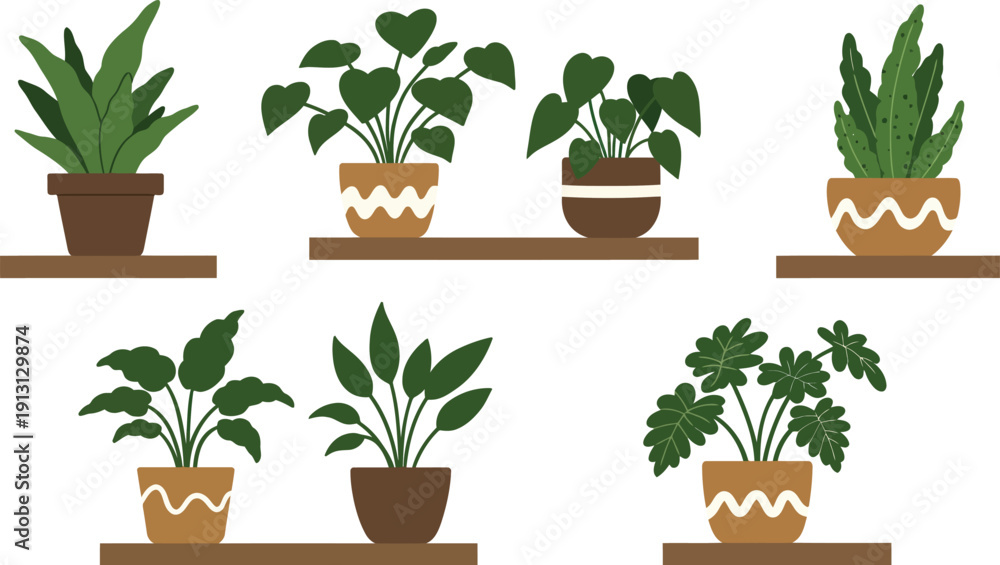 Obraz premium A small young green plant with fresh leaves grows in a flowerpot isolated on white, symbolizing botany growth and gardening life