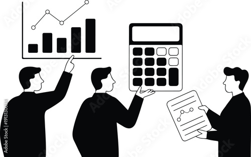 Risk Management Silhouette Scene – Business Uncertainty, Protection Strategy and Corporate Safety Concept